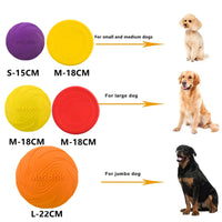 BRINQUEDOS-Disco voador resistente a mordidas OUZEY para cães, brinquedos multifuncionais para treinamento de filhotes, jogo interativo ao ar livre, produtos para cães de estimação
