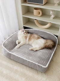 CAMINHAS-New Cat Bed Dog Pet Bed Kennel Non-Slip Winter Warm Small Dog Kennel Sleeping Removed Washed Soft Puppy Cushion Cat Supplies