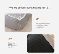 CAMINHAS-New Cat Bed Dog Pet Bed Kennel Non-Slip Winter Warm Small Dog Kennel Sleeping Removed Washed Soft Puppy Cushion Cat Supplies