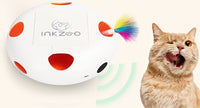 BRINQUEDOS-Brinquedos para gatos INKZOO, brinquedos interativos para gatos de interior, brinquedo interativo inteligente para gatinhos, brinquedo automático para ratos com 7 furos que mata toupeiras