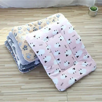 CAMINHAS-Tapete macio e quente para animais de estimação, cama para cachorro, cama para gato, tapete grosso para dormir, cobertor para cachorro, filhote, gatinho, cama para cachorro, para cães pequenos e grandes