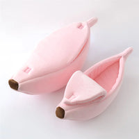 CAMINHAS-Cama de gato banana, fofa, engraçada, aconchegante, tapete para gatos, quente, durável, portátil, cesta para animais de estimação, canil, almofada para cães, suprimentos para gatos, multicoloridor