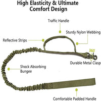ACESSÓRIOS-Conjunto de coleira tática militar para cães, coleira durável para animais de estimação, coleira retrátil, acessório de treinamento para cães de médio e grande porte, pastor alemão