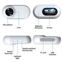 ACESSÓRIOS-Dog Tracker Collar HD 1080P Wireless Collar Camera with Video Records No WiFi Needed Cat Collars Camera Outdoor Wireless Collar