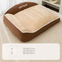CAMINHAS-New Cat Bed Dog Pet Bed Kennel Non-Slip Winter Warm Small Dog Kennel Sleeping Removed Washed Soft Puppy Cushion Cat Supplies