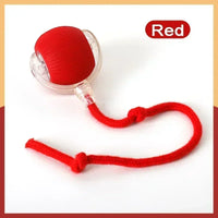 BRINQUEDOS-Bola de brinquedo elétrica para cachorro 2025, bola rolante automática, recarregável, brinquedo de pelúcia interativo para treinamento de cães e gatos