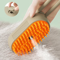 HIGIENE-Escova elétrica para remoção de pelos de gatos, escova elétrica 3 em 1 para cães e gatos, escova para massagem e remoção de pelos de animais de estimação
