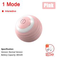 BRINQUEDOS-Novo brinquedo interativo para gatos, bola rolante automática, rabo falso, brinquedo elétrico inteligente recarregável para animais de estimação, treinamento para cães e gatos, imitação de ratoe