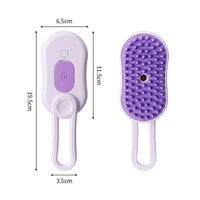 HIGIENE-Escova elétrica para remoção de pelos de gatos, escova elétrica 3 em 1 para cães e gatos, escova para massagem e remoção de pelos de animais de estimação