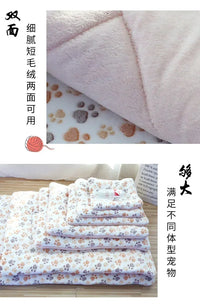 CAMINHAS-Tapete macio e quente para animais de estimação, cama para cachorro, cama para gato, tapete grosso para dormir, cobertor para cachorro, filhote, gatinho, cama para cachorro, para cães pequenos e grandes