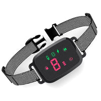 ACESSÓRIOS-Smart Automatic Anti Barking Dog Collar HD Digital Display IP67 Waterproof Collar For Dog Rechargeable Bark Stopper Stop Barking