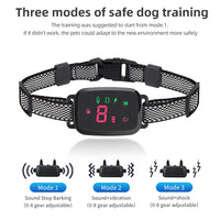 ACESSÓRIOS-Smart Automatic Anti Barking Dog Collar HD Digital Display IP67 Waterproof Collar For Dog Rechargeable Bark Stopper Stop Barking