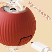 BRINQUEDOS-Novo brinquedo interativo para gatos, bola rolante automática, rabo falso, brinquedo elétrico inteligente recarregável para animais de estimação, treinamento para cães e gatos, imitação de ratoe