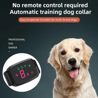 ACESSÓRIOS-Smart Automatic Anti Barking Dog Collar HD Digital Display IP67 Waterproof Collar For Dog Rechargeable Bark Stopper Stop Barking
