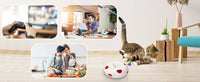 BRINQUEDOS-Brinquedos para gatos INKZOO, brinquedos interativos para gatos de interior, brinquedo interativo inteligente para gatinhos, brinquedo automático para ratos com 7 furos que mata toupeiras