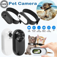 ACESSÓRIOS-Dog Tracker Collar HD 1080P Wireless Collar Camera with Video Records No WiFi Needed Cat Collars Camera Outdoor Wireless Collar
