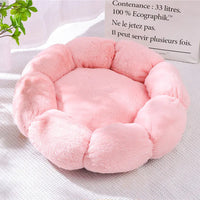 CAMINHAS-Cama redonda para animais de estimação de 40-60 cm, cama para cães grandes, cama supermacia para gatos, longa, de pelúcia, cesta para cães, almofada, cama para gatos, tapete para animais, sofá para dormir