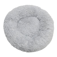 CAMINHAS-Cama redonda para cachorro, cama quente para inverno, cesta de pelúcia para cachorro, cama lavável para animais de estimação para cães pequenos, médios e grandes, sofá para gatos