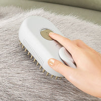HIGIENE-Escova elétrica para remoção de pelos de gatos, escova elétrica 3 em 1 para cães e gatos, escova para massagem e remoção de pelos de animais de estimação