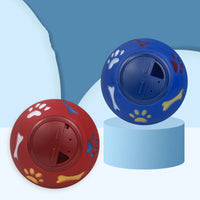 BRINQUEDOS-Brinquedo para cães e gatos, alimentador com vazamento de comida, bola de borracha para mastigar, alimentador interativo para gatos e cães, brinquedos de treinamento para gatos