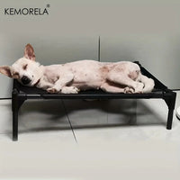 CAMINHAS-Cama elevada refrescante para cães KEMORELA, cama elevada para cães de médio porte, à prova de mordidas, lavável, malha respirável