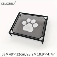 CAMINHAS-Cama elevada refrescante para cães KEMORELA, cama elevada para cães de médio porte, à prova de mordidas, lavável, malha respirável