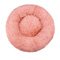 CAMINHAS-Cama redonda para cachorro, cama quente para inverno, cesta de pelúcia para cachorro, cama lavável para animais de estimação para cães pequenos, médios e grandes, sofá para gatos