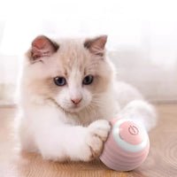 BRINQUEDOS-Bola interativa para gatos, brinquedo inteligente para gatos, bola mágica com rolamento automático para ambientes internos, bola de brinquedo para cães, bola de rolamento que quica e se move automaticamente