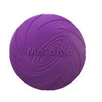 BRINQUEDOS-Disco voador resistente a mordidas OUZEY para cães, brinquedos multifuncionais para treinamento de filhotes, jogo interativo ao ar livre, produtos para cães de estimação