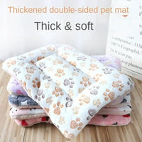 CAMINHAS-Tapete macio e quente para animais de estimação, cama para cachorro, cama para gato, tapete grosso para dormir, cobertor para cachorro, filhote, gatinho, cama para cachorro, para cães pequenos e grandes
