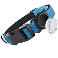 ACESSÓRIOS-Airtag Dog Collar with Waterproof AirTag Case, Reflective Soft Padded & Safety Air Tag Pet Collar Adjustable for Large Dogs