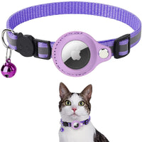 ACESSÓRIOS-Coleira rastreadora GPS para gatos, à prova d'água, anti-perda, rastreadora de animais de estimação, localizadora Bluetooth para animais de estimação, coleira inteligente leve para rastreamento seguro de animais de estimação