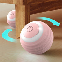 BRINQUEDOS-Bola interativa para gatos, brinquedo inteligente para gatos, bola mágica com rolamento automático para ambientes internos, bola de brinquedo para cães, bola de rolamento que quica e se move automaticamente