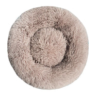 CAMINHAS-Cama redonda para cachorro, cama quente para inverno, cesta de pelúcia para cachorro, cama lavável para animais de estimação para cães pequenos, médios e grandes, sofá para gatos