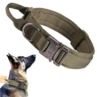 ACESSÓRIOS-Conjunto de coleira tática militar para cães, coleira durável para animais de estimação, coleira retrátil, acessório de treinamento para cães de médio e grande porte, pastor alemão