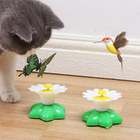 BRINQUEDOS-Automatic Rotating Electric Cat Toy Colorful Butterfly Bird Animal Shape Plastic Funny Kitten Pet Dog Interactive Training Toys