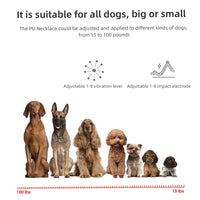 ACESSÓRIOS-Smart Automatic Anti Barking Dog Collar HD Digital Display IP67 Waterproof Collar For Dog Rechargeable Bark Stopper Stop Barking