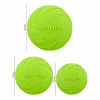 BRINQUEDOS-Disco voador resistente a mordidas OUZEY para cães, brinquedos multifuncionais para treinamento de filhotes, jogo interativo ao ar livre, produtos para cães de estimação