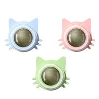 BRINQUEDOS-1 peça de pirulito de catnip para gatos, petisco de parede com design para cuidados dentários, hálito fresco, bola energética para proteção estomacal, suprimentos para animais de estimação