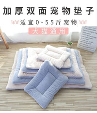 CAMINHAS-Tapete macio e quente para animais de estimação, cama para cachorro, cama para gato, tapete grosso para dormir, cobertor para cachorro, filhote, gatinho, cama para cachorro, para cães pequenos e grandes