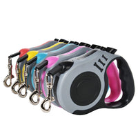 ACESSÓRIOS-Coleira retrátil automática de nylon durável para cães pequenos, gatos, 3m e 5m