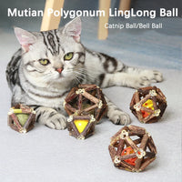 BRINQUEDOS-Bola de brinquedo para gatos, brinquedo de mastigar para gatinhos, limpa os dentes do gato, vara de matatabi saudável, brinquedo interativo para gatos