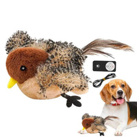 BRINQUEDOS-Flappy Bird Brinquedo Interativo para Gatos Controle Remoto USB Recarregável Brinquedo de Pelúcia para Gatos de Estimação Brinquedo de Pássaro Batendo as Batidas Estimula o Instinto de Caças