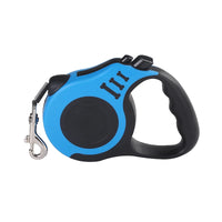 ACESSÓRIOS-Coleira retrátil automática de nylon durável para cães pequenos, gatos, 3m e 5m