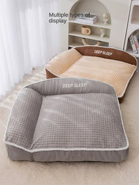 CAMINHAS-New Cat Bed Dog Pet Bed Kennel Non-Slip Winter Warm Small Dog Kennel Sleeping Removed Washed Soft Puppy Cushion Cat Supplies
