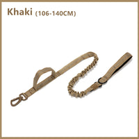 ACESSÓRIOS-Conjunto de coleira tática militar para cães, coleira durável para animais de estimação, coleira retrátil, acessório de treinamento para cães de médio e grande porte, pastor alemão