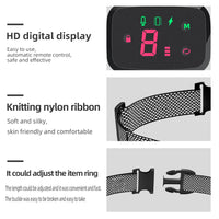 ACESSÓRIOS-Smart Automatic Anti Barking Dog Collar HD Digital Display IP67 Waterproof Collar For Dog Rechargeable Bark Stopper Stop Barking