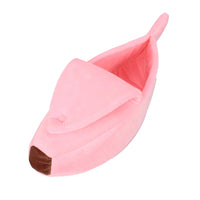 CAMINHAS-Cama de gato banana, fofa, engraçada, aconchegante, tapete para gatos, quente, durável, portátil, cesta para animais de estimação, canil, almofada para cães, suprimentos para gatos, multicoloridor