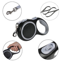 ACESSÓRIOS-Coleira retrátil para cães grandes de 8 m, extensível, para treinamento ao ar livre, cinto de tração para filhotes, cães pequenos, gato, pug, produto Labrodor