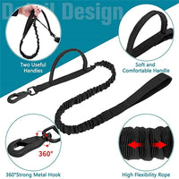 ACESSÓRIOS-Conjunto de coleira tática militar para cães, coleira durável para animais de estimação, coleira retrátil, acessório de treinamento para cães de médio e grande porte, pastor alemão